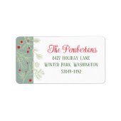 ベージュグリーナリーホリデー住所 シール (正面)