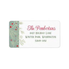 ベージュグリーナリーホリデー住所 シール