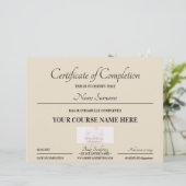 ベージュコースオンライン修了証明書 (スタンド正面)