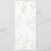 ベージュコーナーフローラボホ結婚ズ プログラム (裏面)