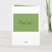 ベージュサイケデリックチワワユーモアのある誕生日 カード (裏面)