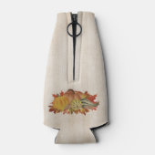 ベージュサンクスギビングカボチャとスカッシュ ボトルクーラー (裏面)