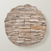 ベージュサンドストーンモノグラム ラウンドクッション (裏面)