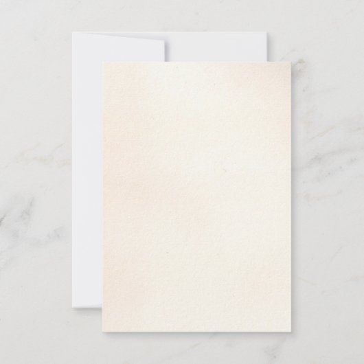 ベージュシンプルファッションの誕生日 招待状 (裏面)