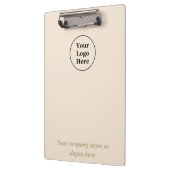 ベージュシンプルミニマル主義者 クリップボード (左)