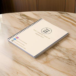 ベージュシンプルミニマル主義者 ノートブック