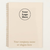 ベージュシンプルミニマル主義者 プランナー手帳 (正面)