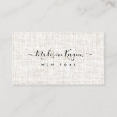 ベージュシンプル平野 名刺 (正面)