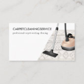 ベージュジャンクレディックハウスキーパーバキュームクリーナーカーペット 名刺 (正面)