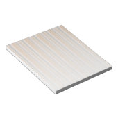 ベージュストライプ ノートパッド (アングル)