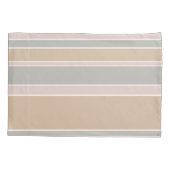 ベージュストライプ 枕カバー (裏面)