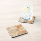 ベージュストーンの質感 コースター (右側)