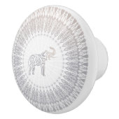 ベージュタウペエレファントマンダラモダンー セラミックノブ (右)