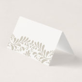 ベージュタラベラタイルフィエスタ座席表テーブルデコール (裏面)