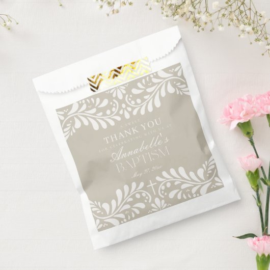 ベージュタラベラタイルフィスペインのエスタバプティスデザート フェイバーバッグ (封をした状態)