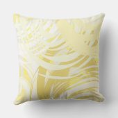 ベージュタンイエロースパイラルデザインレトロ装飾用クッション クッション (裏面)