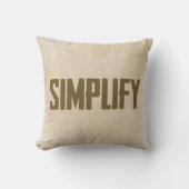 ベージュテクスチャを単純化 クッション (正面)