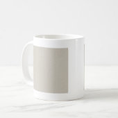 ベージュテクスチャ紙アクセサリーカスタマイズは コーヒーマグカップ (正面左)