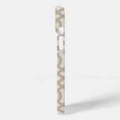 ベージュトレリス素朴モノグラム Case-Mate iPhoneケース (裏面 / 左)