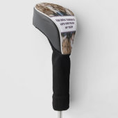 ベージュニットクロチェットクレフティカラフルーラブヤーン ゴルフヘッドカバー (アングル)