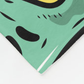 ベージュハロウィンゾンビ フリースブランケット (角)