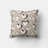 ベージュハート子供部屋 クッション (裏面)