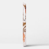 ベージュバックグラウンドポピー水の色のパターン Case-Mate iPhoneケース (裏面 / 左)