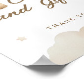 ベージュバルーズテディベアカードギフト ポスター (角)