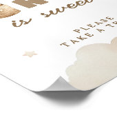 ベージュバルーズテディベア1は甘い ポスター (角)