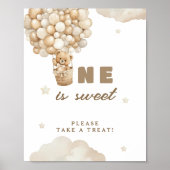 ベージュバルーズテディベア1は甘い ポスター (正面)