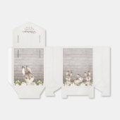 ベージュバ素朴ニーラビットカスタムベイビーシャワー フェイバーボックス (折り畳みなし)