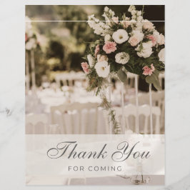 ベージュパステルエレガントサンキューサミナリー