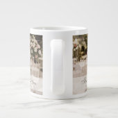 ベージュパステルエレガントサンキューサミナリー ジャンボコーヒーマグカップ (裏面)