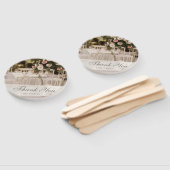 ベージュパステルエレガントサンキューサミナリー ハンドファン (組立なし)