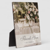 ベージュパステルエレガントサンキューサミナリー フォトプラーク (側面)