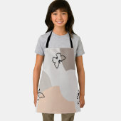 ベージュパステルバタフライ エプロン (インサイチュ)