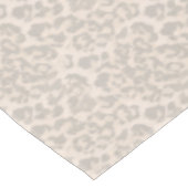 ベージュヒョウ柄。 テーブルクロス (アングル)