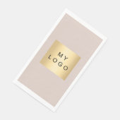 ベージュビジネスロゴ (コーナー)