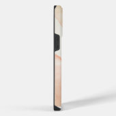 ベージュピンクパステル iPhoneケース (右側面)