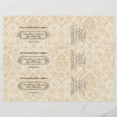 ベージュフェイクリネンダマスクスタイルソープバンド/ラベル (正面)