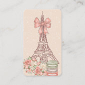 ベージュフランスのエレガンスブックリクエストカード エンクロージャーカード (裏面)