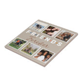 ベージュフレンズモダンフォーエバーフォトコラージュ タイル (側面)