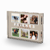 ベージュフレンズモダンフォーエバーフォトコラージュ フォトブロック (右)