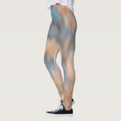 ベージュフローラ抽象芸術カスタムブランドレギンス レギンス (左)