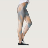 ベージュフローラ抽象芸術カスタムブランドレギンス レギンス (右)