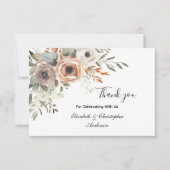 ベージュフローラ植物園結婚の感謝 (正面)