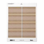 ベージュフローラ薬用ラベル ラベル (フルシート)