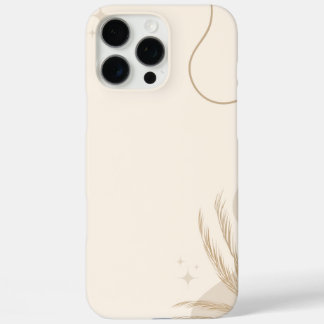 ベージュブラウンの美しいフラワーリンクツリーバックグラウンド | iPhone 16 PRO MAXケース
