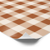 ベージュブラウンバッファロープリドホリデー ポスター (コーナー)