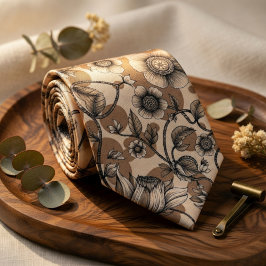 ベージュブラウン ネクタイ